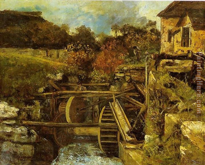 The Ornans Paper Mill painting - Gustave Courbet The Ornans Paper Mill art painting
